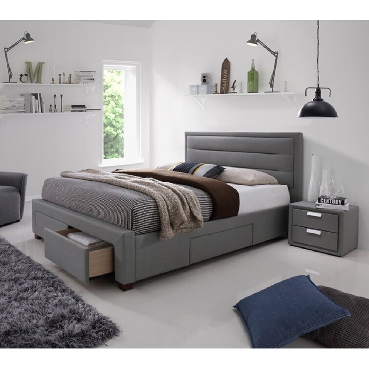 Wayfair king platform bed with outlet storage